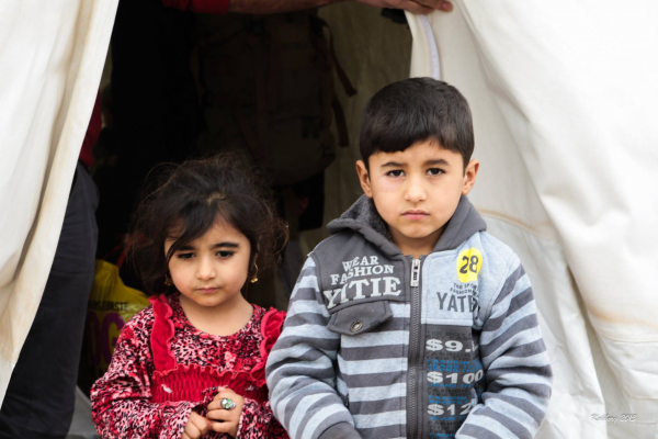 Yazidi børn fra Shingal