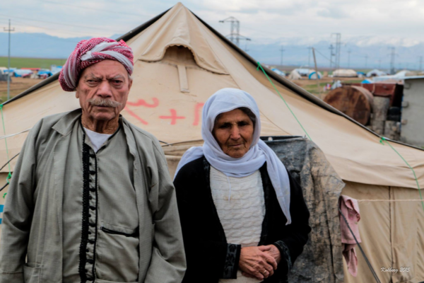 Yazidi flygtninge i Dohuk