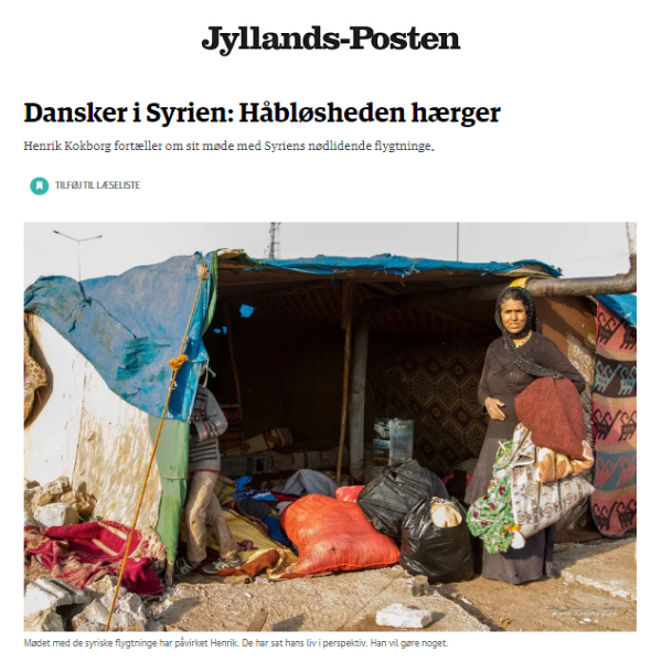 Henrik Kokborg i Syrien