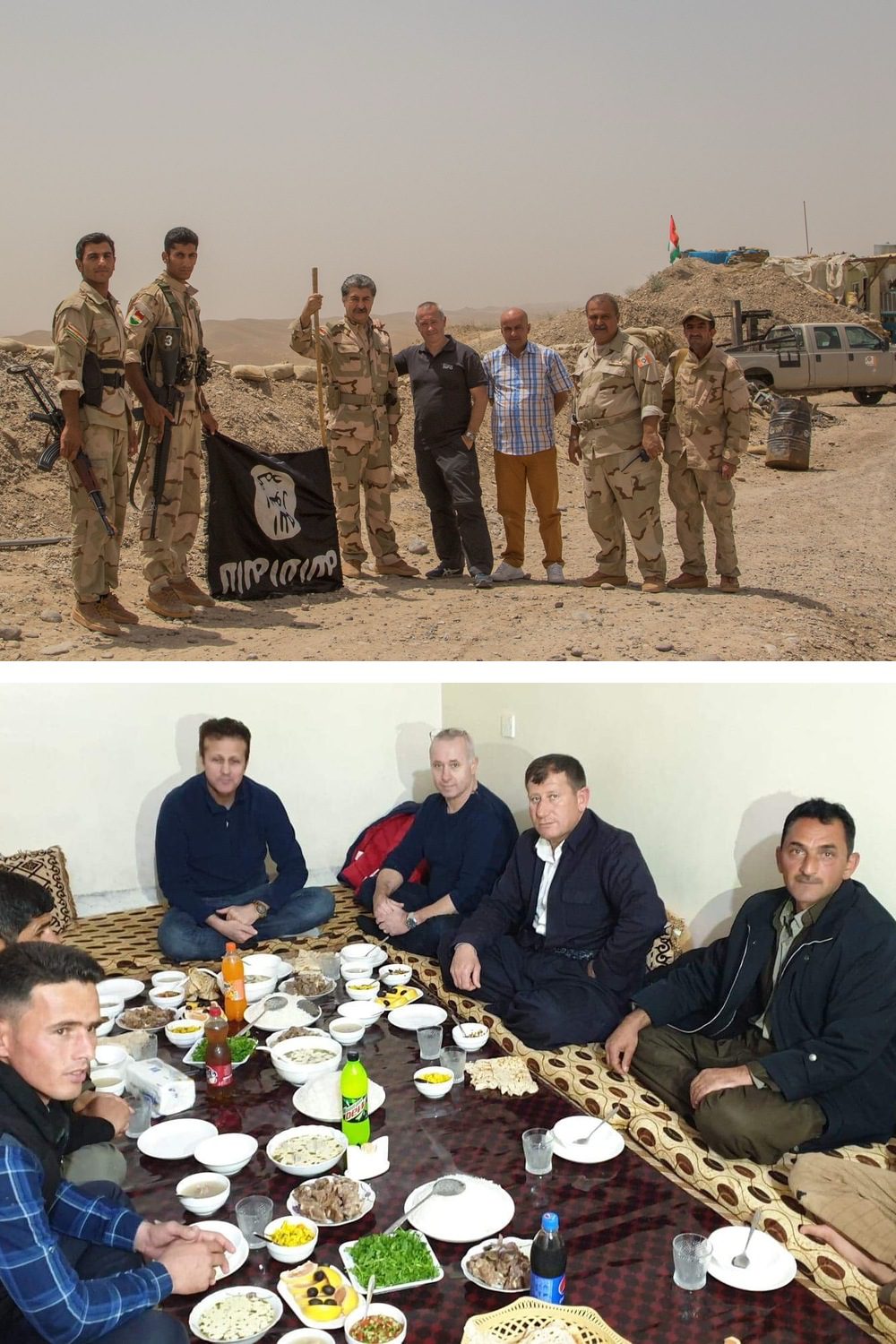 Henrik Kokborg på rejse i krigsområder i Syrien og Irak